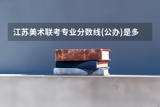 江苏美术联考专业分数线(公办)是多少?文化呢?是怎么计算过线的?
