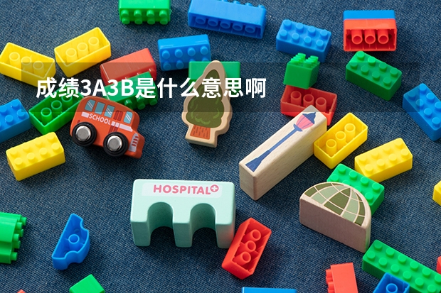 成绩3A3B是什么意思啊