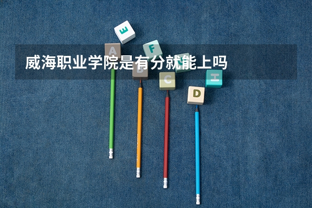 威海职业学院是有分就能上吗