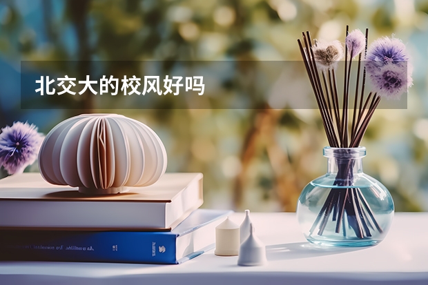 北交大的校风好吗