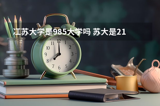 冮苏大学是985大学吗 苏大是211还是985