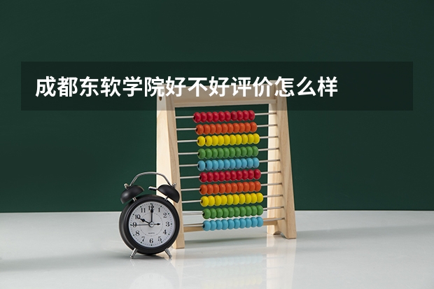 成都东软学院好不好评价怎么样