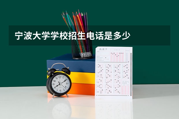 宁波大学学校招生电话是多少