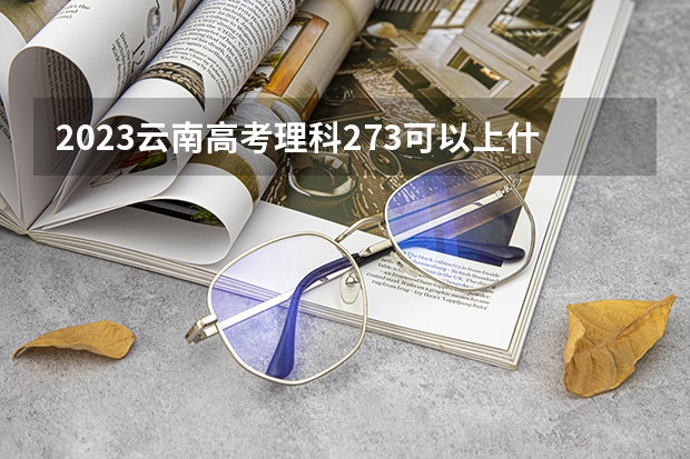 2023云南高考理科273可以上什么大学