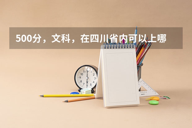 500分,文科,在四川省内可以上哪些大学啊??