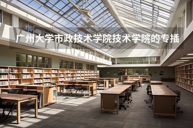 广州大学市政技术学院技术学院的专插本专业有什么?本人艺术生!