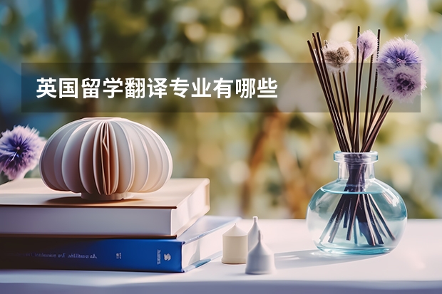 英国留学翻译专业有哪些