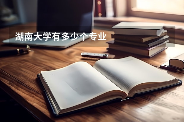 湖南大学有多少个专业