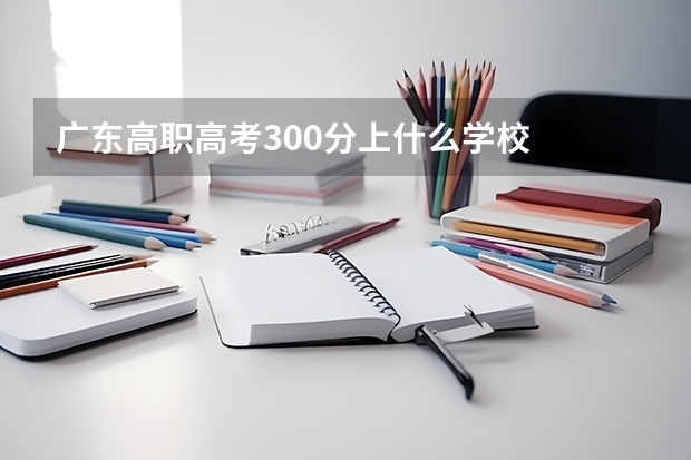 广东高职高考300分上什么学校