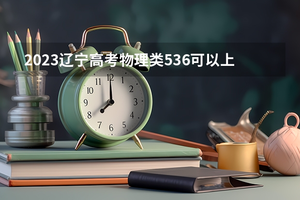 2023辽宁高考物理类536可以上什么大学