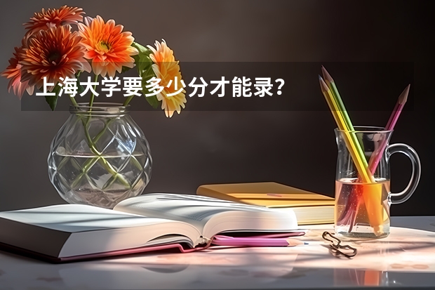 上海大学要多少分才能录？