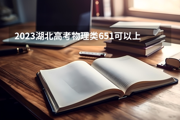 2023湖北高考物理类651可以上什么大学