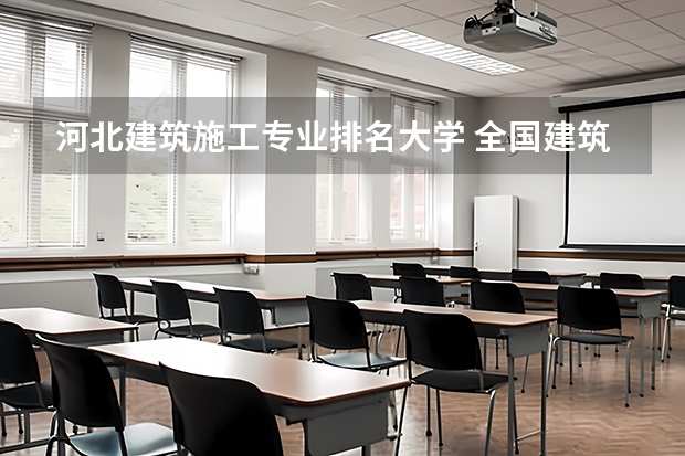 河北建筑施工专业排名大学 全国建筑类大学排名