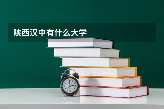 陕西汉中有什么大学