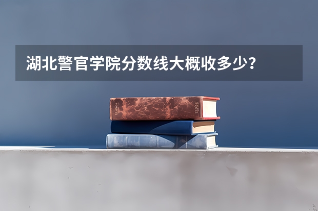 湖北警官学院分数线大概收多少？