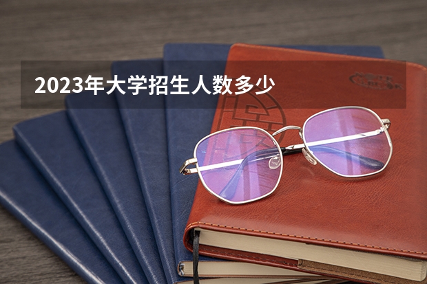 2023年大学招生人数多少